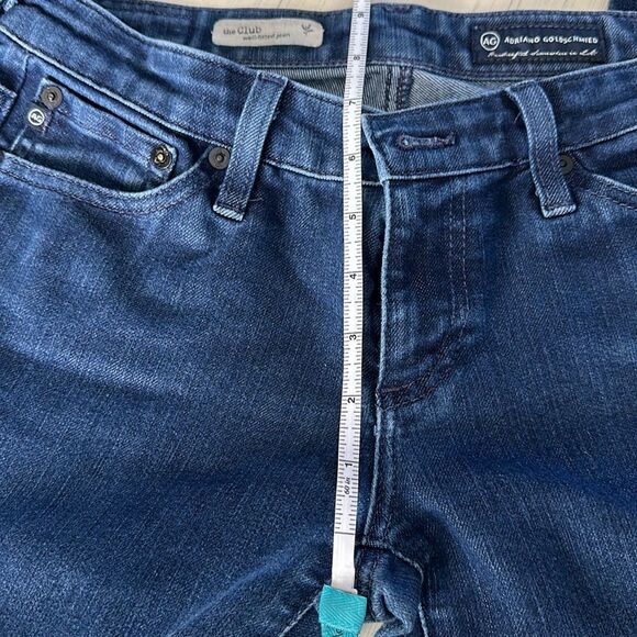 Adriano Goldschmied Women The Club Flared Blue Denim Jeans Size 27R - Picture 11 of 12